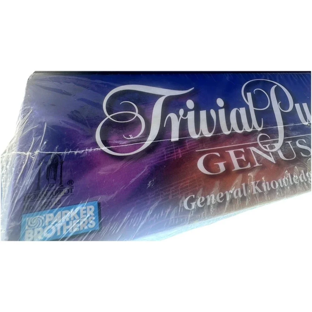 Sealed 1996 Trivial Pursuit Genus IV Board Game Parker Brothers Vintage New